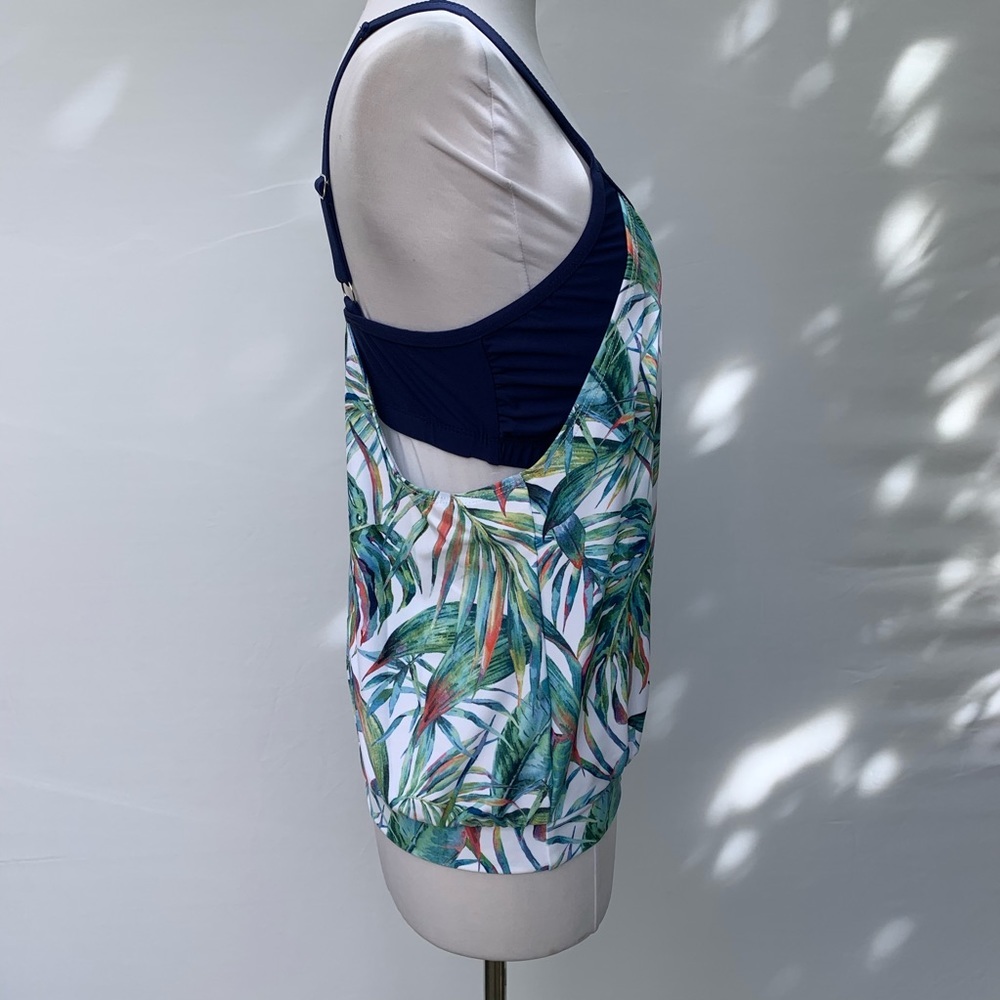 NEXT Double Up Swimsuit Tankini Top Size 32D - Picture 3 of 7